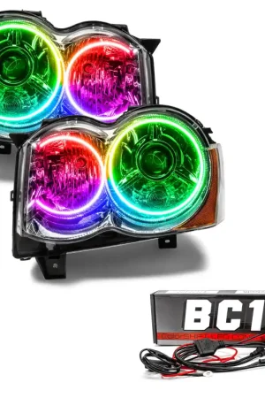 Premium Oracle 08-10 Jeep Grand Cherokee SMD HL - HID - ColorSHIFT w/ BC1 Controller