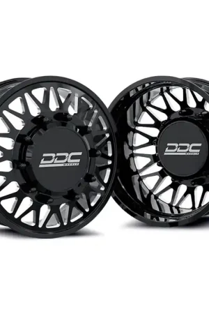 Modern DDC Forged The Mesh Black/Milled 22"x8.25" Wheels 05-23 F-350 | 11-14 F-450 | 19-24 Ram 3500 Dually