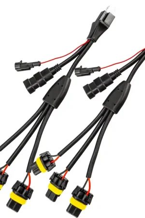 Oracle Vector H4 Headlight Wiring Harness (Pair- Euro Export Model) Affordable