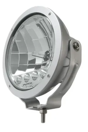 New Release Putco HID Lamp w/4 LED DayTime Running Lights - 9in Silver Housing w/ Clear Lens HID Off Road Lamps