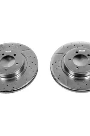 Power Stop 03-05 Lincoln Aviator Front Evolution Drilled & Slotted Rotors - Pair New Arrival