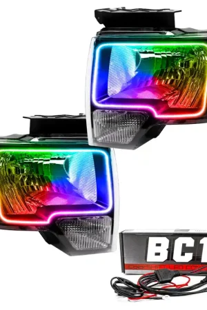 Oracle 09-14 Ford F-150 LED HL - Black - ColorSHIFT w/ BC1 Controller Place Order