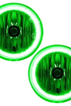 Shop Now Oracle Lighting 07-09 Jeep Compass Pre-Assembled LED Halo Fog Lights -Green