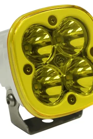 Hot Deal Baja Designs Squadron Pro Spot Pattern White LED Light Pod - Amber