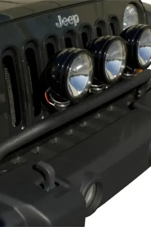 Rugged Ridge 07-18 Jeep Wrangler JK Textured Black Bumper Mounted Light Bar Free Delivery