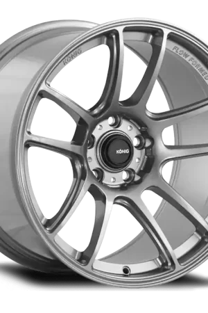 Konig Heliogram 17X8.5 5X114.3 ET38 Titanium Metallic Knurled Bead Flow Formed Special Offer