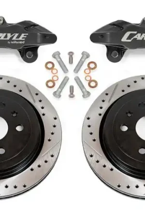 Editor’s Pick BMR 14-19 Chevrolet Corvette C7 Brake Kit For 15in Conversion Drilled & Slotted Rotors Black Caliper