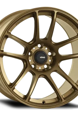 Best Choice Konig Heliogram 19X10.5 5X114.3 ET25 Matte Bronze Knurled Bead Flow Formed
