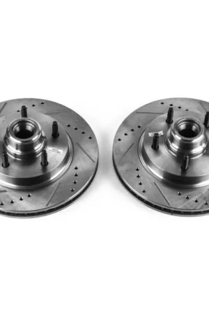 Power Stop 97-00 Ford F-150 Front Evolution Drilled & Slotted Rotors - Pair No Minimum Order