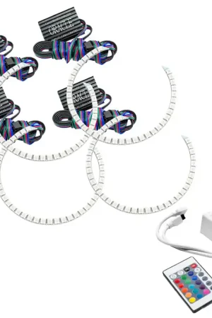 Save Now Oracle Chevrolet Avalanche 02-06 Halo Kit - ColorSHIFT w/ Simple Controller