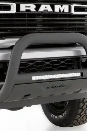 Free Shipping Lund 2020 RAM 2500 Bull Bar w/Light & Wiring - Black