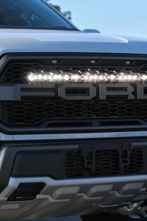 Crafted 17-20 Ford Raptor 30 Inch S8 Grille LED Light Bar Kit Baja Designs