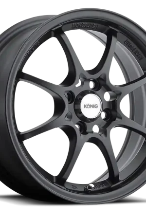 Konig Helium 15x6.5 4x100 ET40 Flat Black Time-Limited