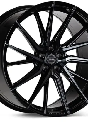 Fresh Stock Vossen HF-4T 20x9 / 5x114.3 / ET32 / Flat Face / 73.1 - Tinted Gloss Black - Left Wheel