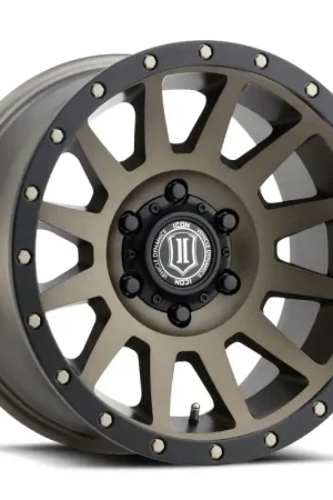 ICON Compression 17x8.5 6x5.5 25mm Offset 5.75in BS 95.1mm Bore Bronze Wheel Hassle-Free Returns