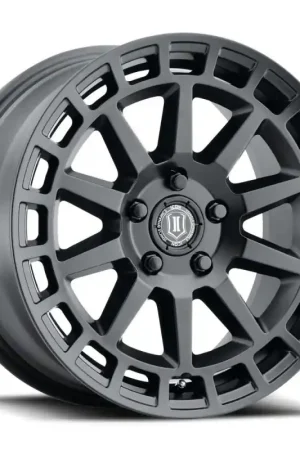 ICON Journey 17x8.5 5x108 38mm Offset 6in BS Satin Black Wheel Cheap