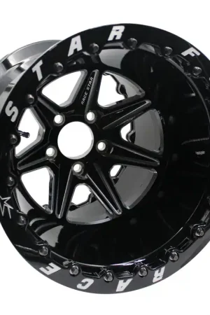 Race Star 72 ValStar 15x10 5x4.75bc 7.5bs 3.072in CB Black w/ Machined Accents Exclusive