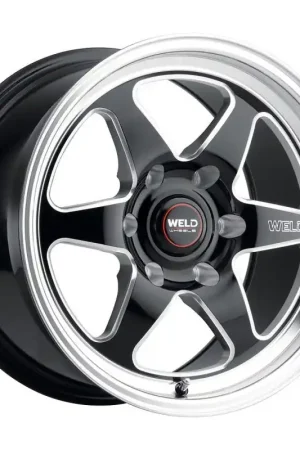 Weld S156 20x5 Ventura 6 Drag 6x135 ET-19 BS2.00 Gloss BLK MIL DIA 87.1 Secure Checkout