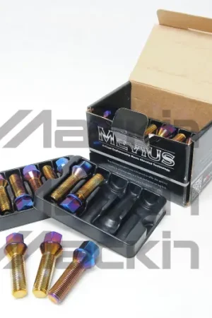 Wheel Mate Mevius Lug Bolt Set of 20 - Chrome Neon 12x1.50 40mm Ball 14mm RAD Time-Limited