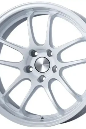 Free Shipping Enkei PF01EVO 18x10.5 15mm Offset 5x114.3 75mm Bore Pearl White Wheel Special Order / No Cancel