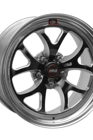 Weld S76 17x11 / 5x4.75 BP / 4.7in. BS Black Wheel (High Pad) - Non-Beadlock Time-Limited