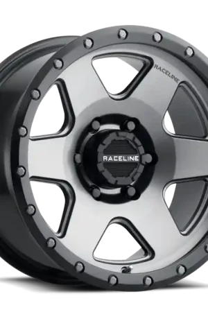 Raceline 946G Boost 17x9in / 6x139.7 BP / -12mm Offset / 107.95mm Bore - Gunmetal Wheel Genuine