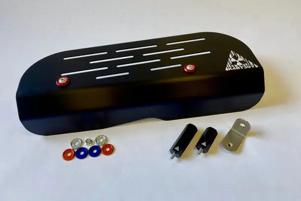 Last Chance Kartboy 02-14 Subaru WRX/04-21 Subaru WRX STi/EJ Models Alternator Cover - Black Anodized