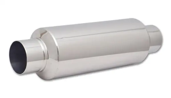 Vibrant SS Resonator (Standard Design) 3in inlet/outlet x 18in long w/ 5in OD resonator body Holiday Sale