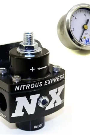 Nitrous Express Fuel Pressure Regulator Non Bypass w/Fuel Pressure Gauge Same Day Shipping