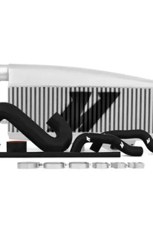 Mishimoto Subaru 02-07 WRX/04-07 STi Top-Mount Intercooler Kit - Silver/Black Hoses - Not For iRHD Free Shipping