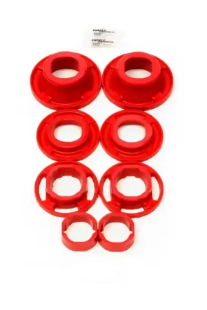 Final Sale BMR 12-15 5th Gen Camaro Rear Cradle Street Version Poly Inserts Only Bushing Kit - Red