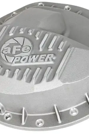 Hot Deal aFe Front Differential Cover (Raw; Street Series); Dodge Diesel Trucks 03-12 L6-5.9/6.7L (td)