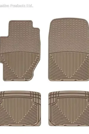 WT Rubber Mats - Rear - Tan Authentic