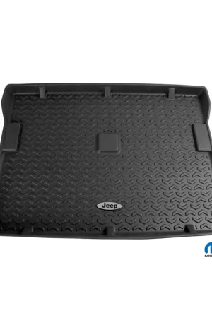 Warranty Included Rugged Ridge Floor Liner Cargo Black 1976-1986 Jeep Logo CJ-7 / 87-95 Jeep Wrangler YJ