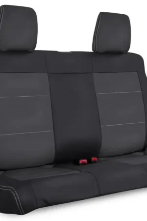 PRP 08-10 Jeep Wrangler JKU Rear Seat Cover/4 door - Black/Grey Trusted Brand