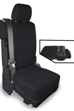 PRP 2015+ Ford F150 / 2017+ Super Duty Center Jump Seat Cover w/ Upper Console - Red Trending