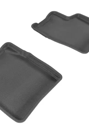 Free Returns 3D MAXpider 2004-2009 Toyota Prius Kagu 2nd Row Floormats - Black