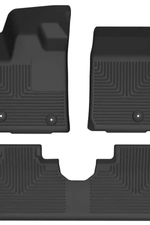 Husky Liners 2021 Ford Mustang Mach-E Weatherbeater Front & 2nd Seat Floor Liners - Black Flash Sale