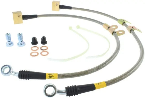 Secure Checkout StopTech 06-09 Chevy Trailblazer Stainless Steel Front Brake Lines