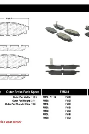 StopTech Performance 08-10 WRX Rear Brake Pads Deal