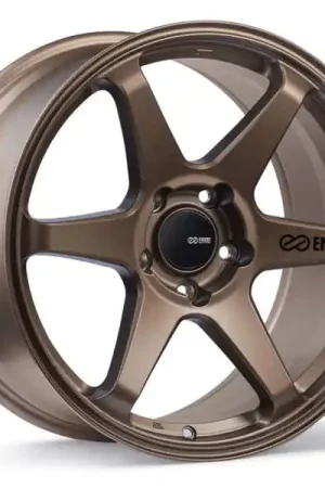 Enkei T6R 17x9 40mm Offset 5x114.3 Bolt Pattern 72.6 Bore Matte Bronze Wheel Limited Edition