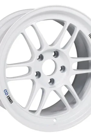 Budget Enkei RPF1 17x9 5x114.3 22mm Offset 73mm Bore Vanquish White Wheel