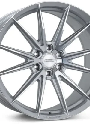 Exclusive Offer Vossen HFX-2 22x10 / 6x135 / ET-18 / Super Deep Face / 87.1 - Silver Polished Wheel