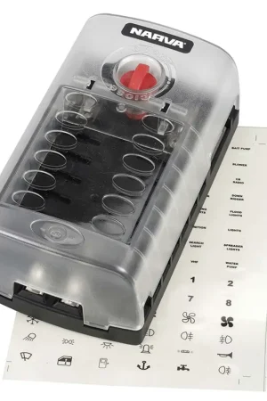 Budget Narva 54450BL 12-Way Standard ATS Blade Fuse or Plug-In Type Circuit Breaker Block