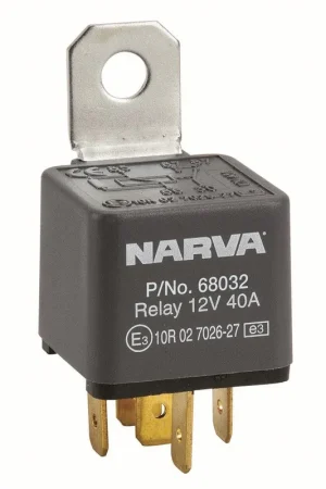 Narva 68032BL 12V 40A Normally Open 5 Pin Relay with Diode Secure Checkout