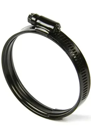 Seasonal Sale SAAS Hose Clamp Dual Bead Black Stainless Steel 63mm - 80mm - SSDC64B