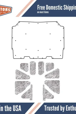 Hood Insulation Pad for 1973-1975 Oldsmobile A-Body AcoustiHood Smooth Free Shipping