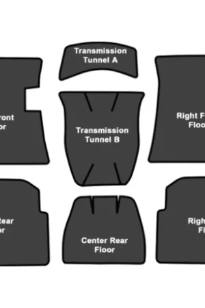Sound Deadener for 1959 Chevrolet Bel Air Die Cut EVA Complete 7Pc Free Shipping