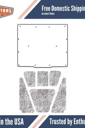 Limited Offer Hood Insulation Pad Heat Shield for 1967-1970 AMC Rebel, With A-043 Script