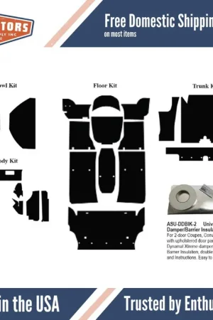 Limited Time Kick Panel Insulation Kit for 1964-1967 Rambler American Convertible Cowl